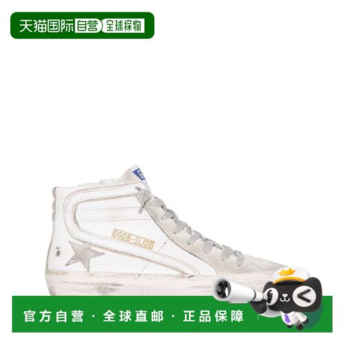 自营golden gooseHigh-Top Sneakers with Vintage Distressing -