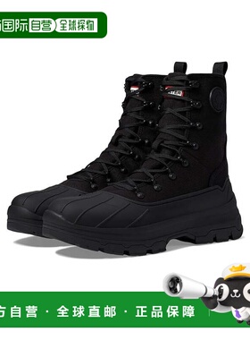 自营 Hunter Explorer Desert MFS1000CNV-BLK男式黑色圆头靴JOBB