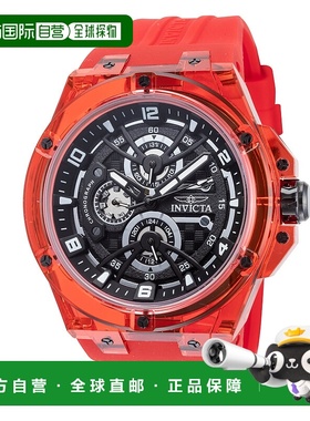 自营Invicta Men's Racing 46mm Red Quartz Watch - red 美国奥