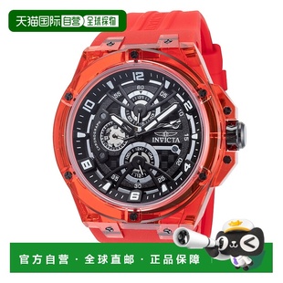 Racing 46mm red Men 美国奥 Watch Quartz 自营Invicta Red