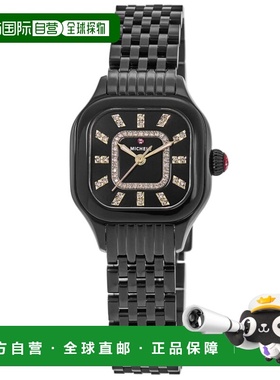 自营Michele Meggie Diamond Black Mother of Pearl Women's Wat