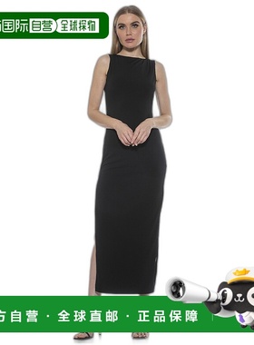 自营 alexia admor紫罗兰色连衣裙 - 黑色 美国奥莱直发