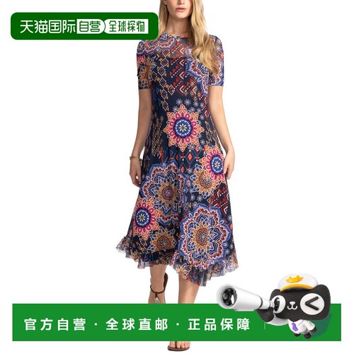 自营Johnny Was Padma Dress - blue 美国奥莱直发连衣裙