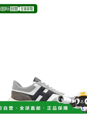 自营 Hogan 男士 Hyperlight 側 H 貼片運動鞋 HXM5630FR30UHC