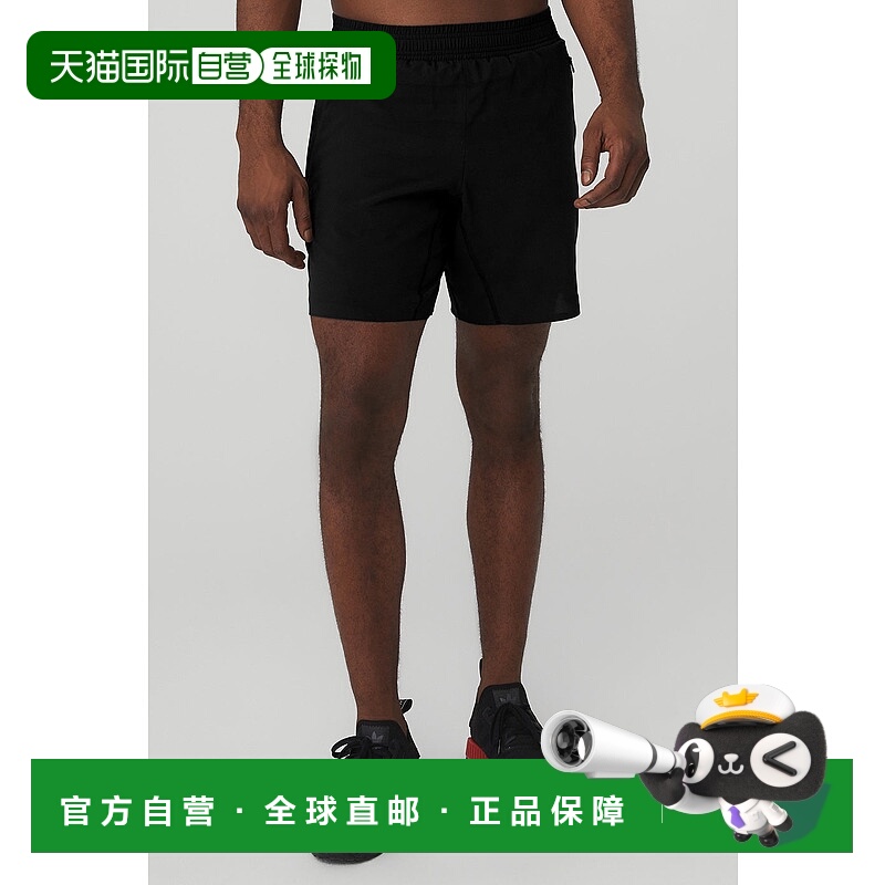 美国直邮Alo Yoga 7” Advance 2-In-1短裤 - 黑色