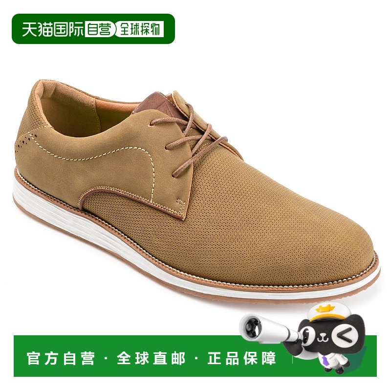 自营 Vance Co. Blaine 压花休闲正装鞋 - 棕褐色 美国奥莱直发