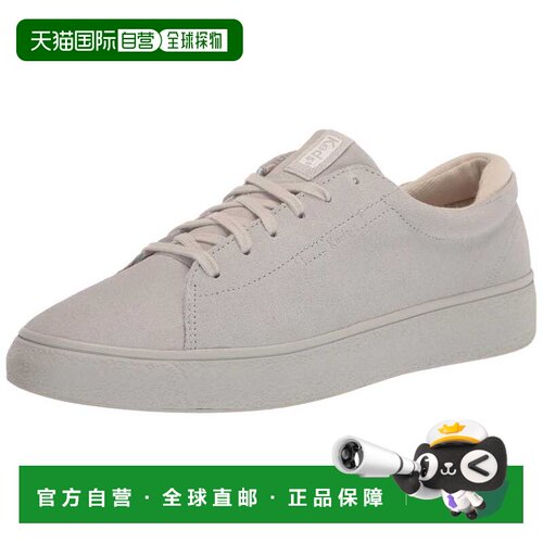 自营Keds Alley绒面革粗砂Foxing浅灰色WH66581女士-灰色 美国奥