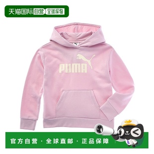 自营PUMA Foundations Fleece Pullover Hoodie - pink 美国奥莱