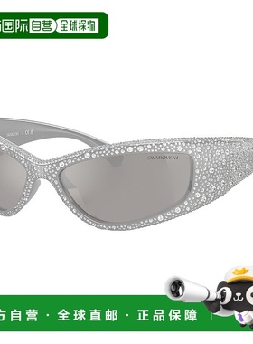 自营 swarovski施华洛世奇 SK 6027 10596G 60mm 女士环绕式太阳