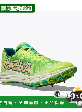 自营 Hoka One One Crescendo XC男式美国11.5生菜电动酸橙钉鞋TF