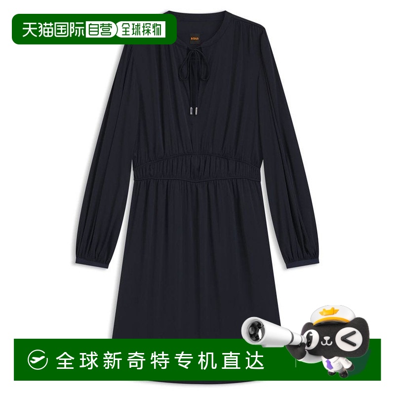 1h可退 【美国直邮】hugo boss 女士 连衣裙修身缎面女装