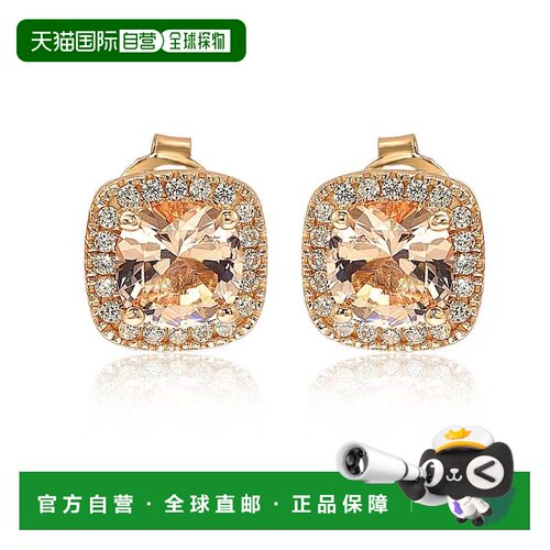 自营Suzy Levian White Sterling Silver Cushion Cut White Cubi