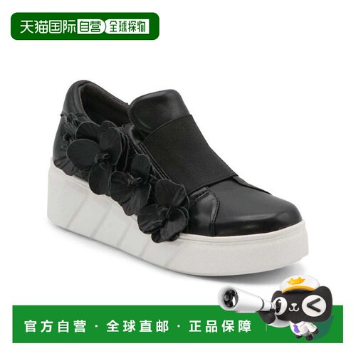 自营Women's Charles David Rachelle Sneakers Black White Plat