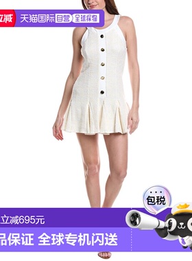 自营Black Halo Didi Mini Dress - brown multi 美国奥莱直发