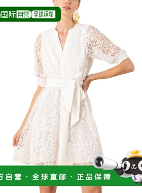 自营Hale Bob Christina Mini Dress - white 美国奥莱直发连衣裙