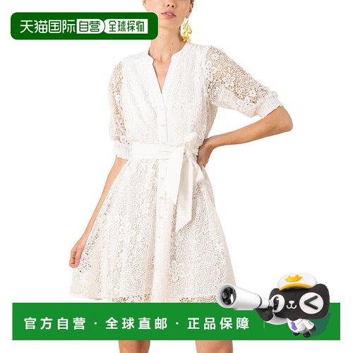 自营Hale Bob Christina Mini Dress - white 美国奥莱直发连衣裙
