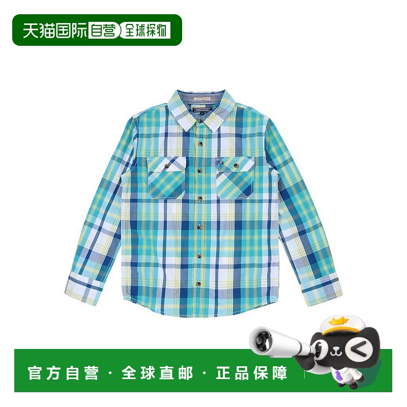 1h可退 【美国直邮】TOMMY HILFIGER 男装衬衫 苏格兰格子图案 经