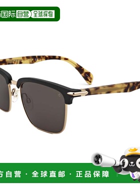 自营rag & boneRag&Bone男士54毫米哑光黑色太阳镜-哑光黑色 美国