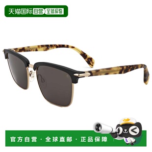 哑光黑色 自营rag 54毫米哑光黑色太阳镜 boneRag&Bone男士 美国