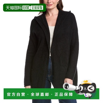 自营EILEEN FISHER Hooded Cardigan - Black 毛衣美国直发奥莱