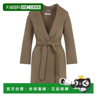 棕色 自營max mara駝色羊毛外套 帶披肩領(lǐng) 美國奧萊直發(fā)