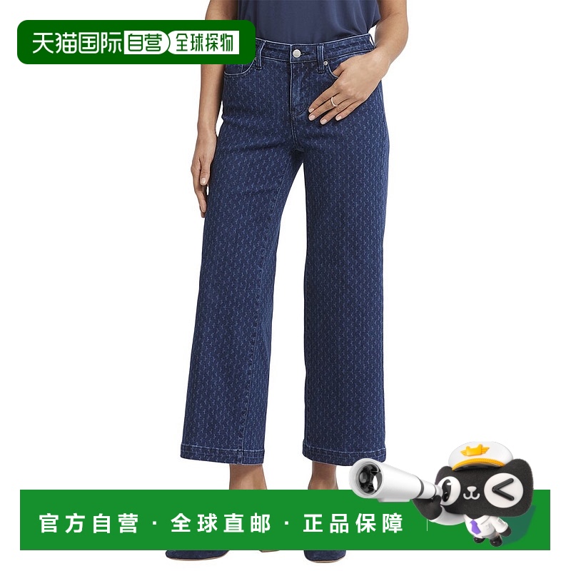 自营 NYDJ Teresa Indigo Maison Geo 九分牛仔裤 - 多色 美国奥