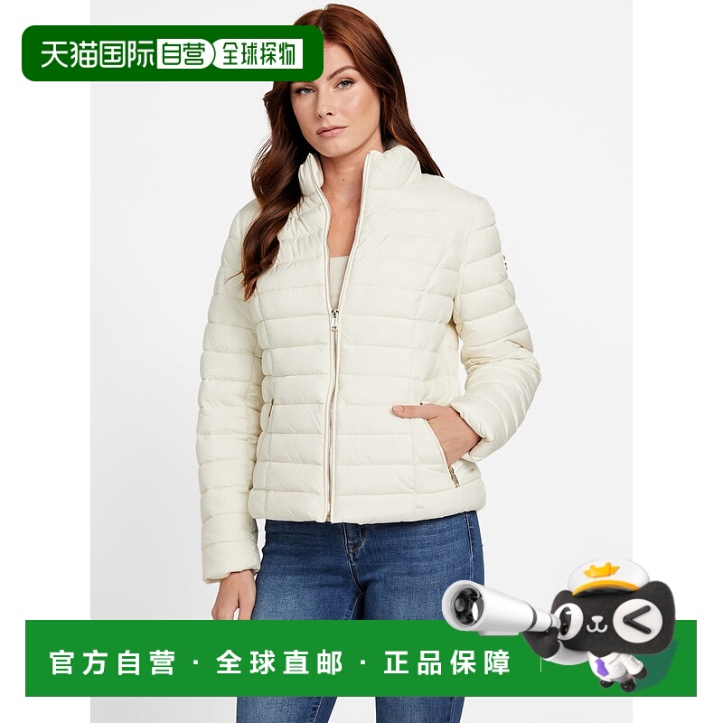 自营guessZalcon Puffer Jacket - pale pearl 美国奥莱直发