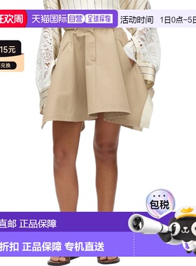 自营3.1 Phillip Lim Flounce Mini Skirt - brown 美国奥莱直发