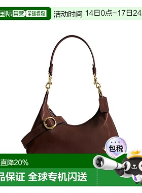 香港直邮COACH 专柜款Juliet女士皮质单肩斜挎通勤手提包蔻驰女包