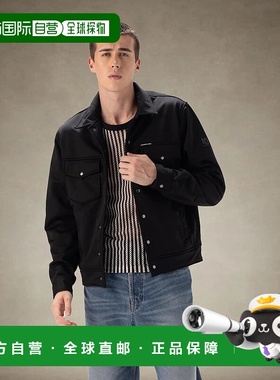 自营 members only男式软壳衬衫夹克-黑色 美国奥莱直发