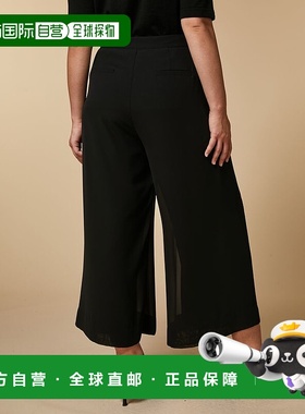 自营 marina rinaldi收音机-黑色 美国奥莱直发阔腿裤