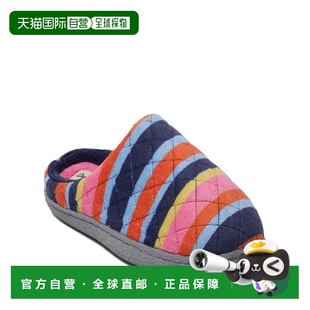 自营Dearfoams Women's Leslie Quilted Microfiber Terry Memory