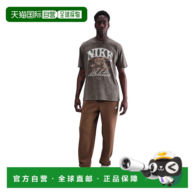 自营男士NIKE运动服MAX90 T恤_石灰色 美国奥莱直发耐克