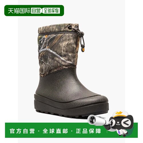 自营Youth Bogs Snow Shell- Boot Mossy Oak Camo Waterproof Ro