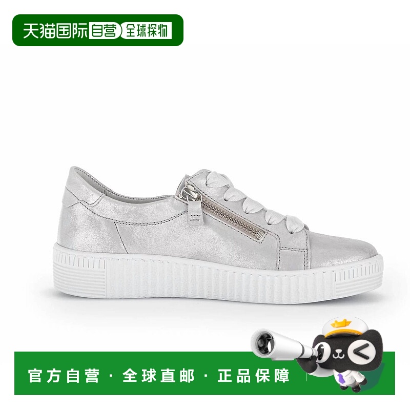 自营gaborWomen’S 23.334.6 Round Toe Shoes In Light Grey Ice