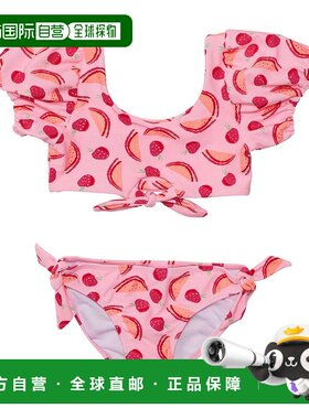 自营Snapper Rock Berry Sweet Knot Front Bikini - pink 美国奥