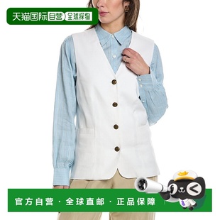 Charlotte Linen Blend 自营rag white bone Vest 美国奥莱直