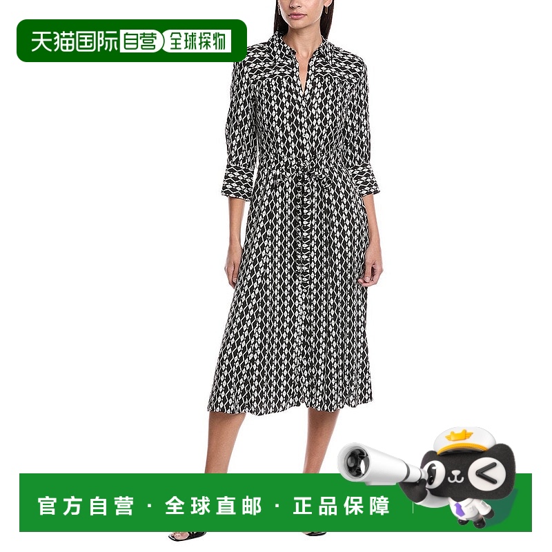 自营 Marella Gerusia Midi连衣裙-黑色 美国奥莱直发