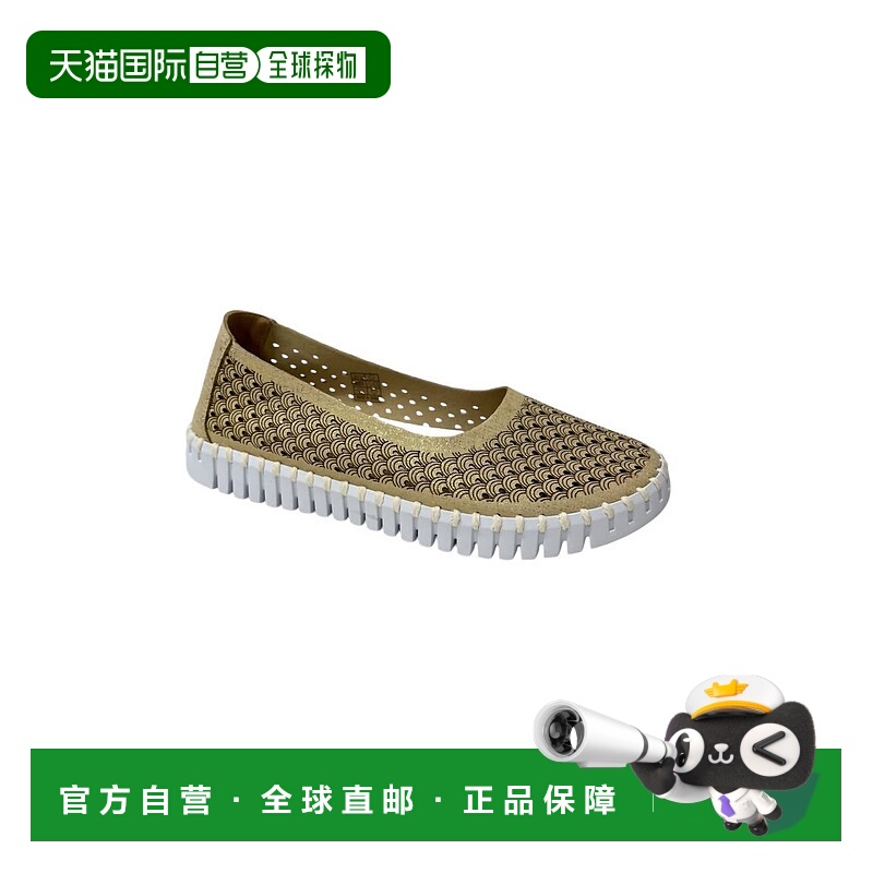 自营 ilse jacobsen普拉蒂诺女式郁金香芭蕾舞鞋-普拉蒂诺 美国奥