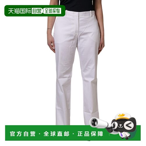 自营GF Ferre Mid Waist Straight Chino Women Trouser Women's