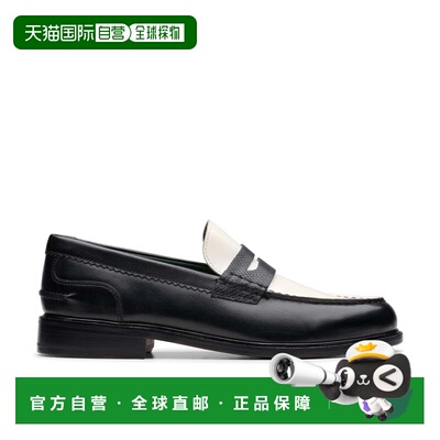 自营Clarks CraftJames Lo in Black Leather - black combinatio