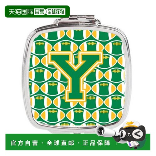 自营 Carolines Treasures CJ1069-YSCM 字母 Y 足球绿色和金色小