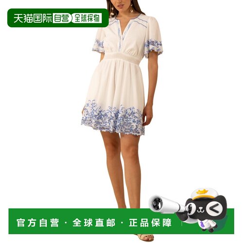 自营Hale Bob Alena Dress - Beige 连衣裙美国直发奥莱