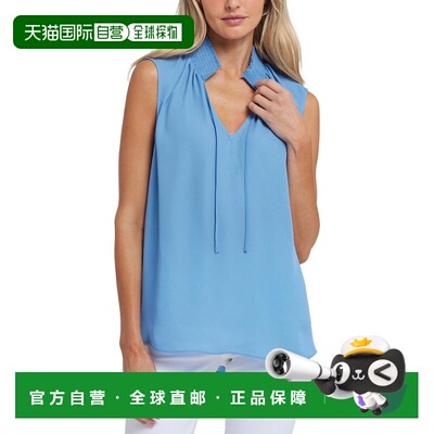 自营NYDJ Gemma Blouse - blue 美国奥莱直发