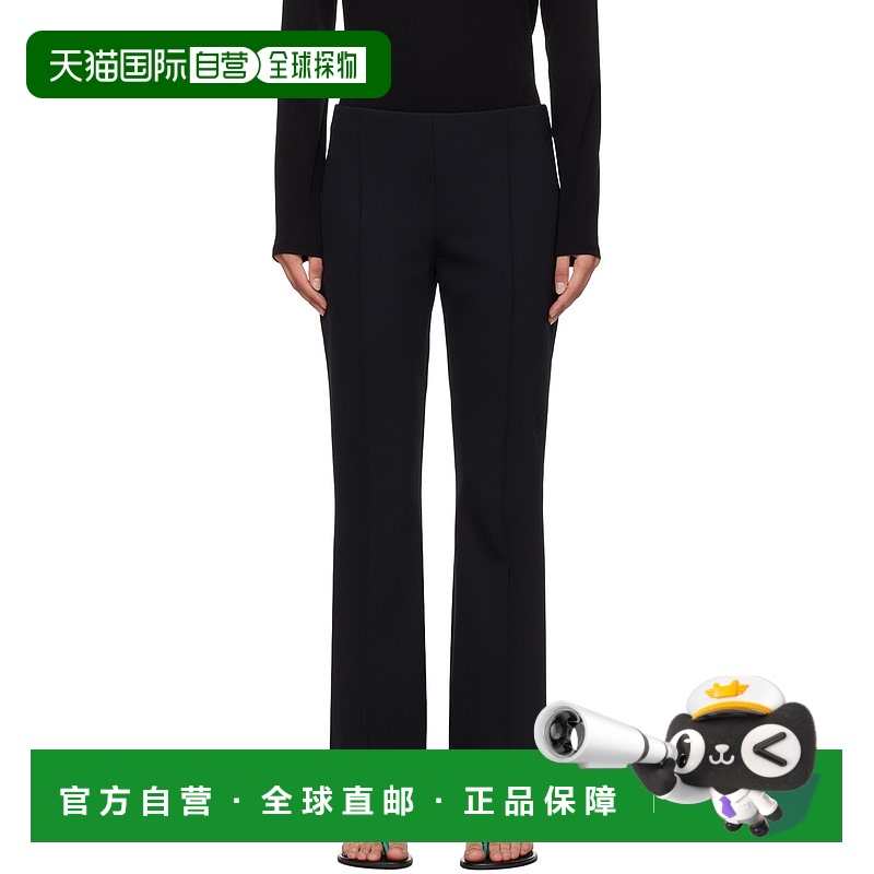 香港直邮潮奢 The Row 女士 黑色 Beca 长裤 3202K106针织喇叭裤