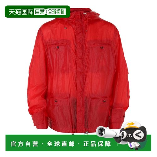自营salvatore ferragamoHooded Windbreaker Jacket With Adjust