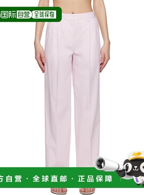 1h可退 香港直邮潮奢 toteme 女士 粉色 Slanted Pocket 长裤 252