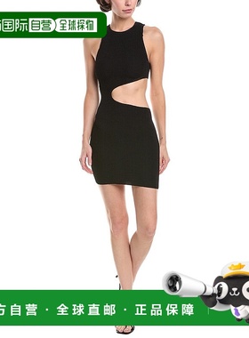 自营 bond-eye swim邦德眼游泳Elissa遮盖连衣裙-黑色 美国奥莱直