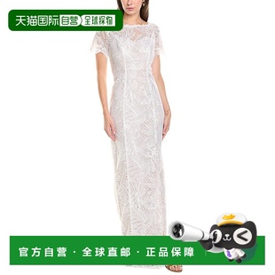 象牙色 自营 长礼服 Notte 美国奥莱直发连衣裙 Marchesa