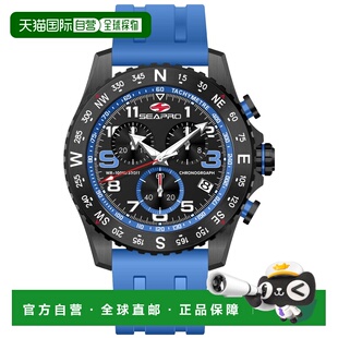 自营Seapro男式豪迈黑色表盘手表-黑色 美国奥莱直发